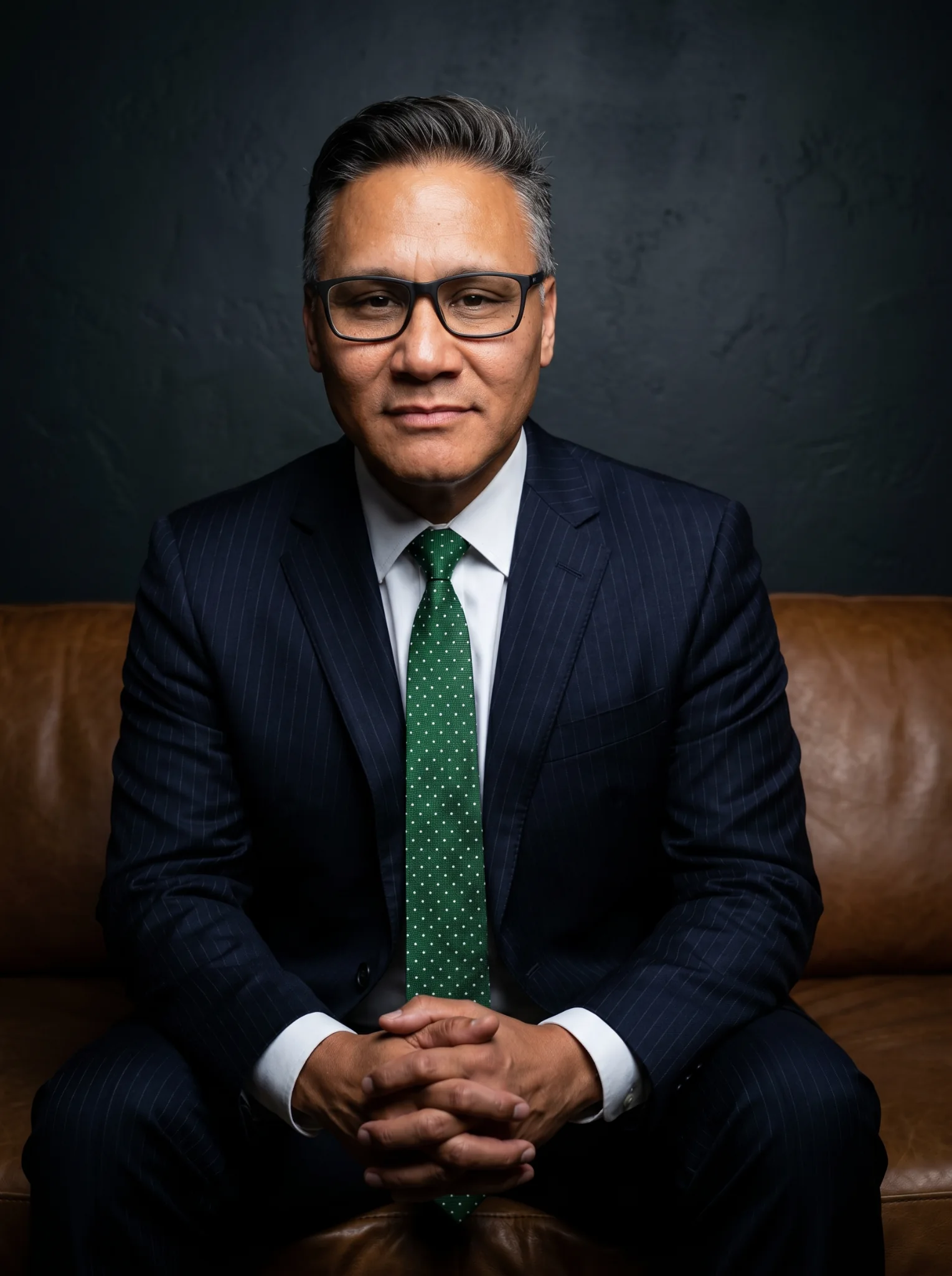 Rodrigo Tsuneo Kagiyama em retrato profissional com gravata verde